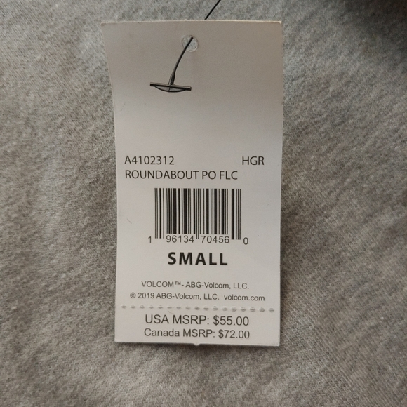 VOLCOM NEW Roundabout Pullover Fleece Hoodie - Picture 6 of 8